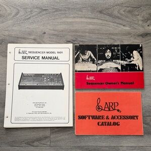 ARP Sequencer Manuals and Catalog Set
